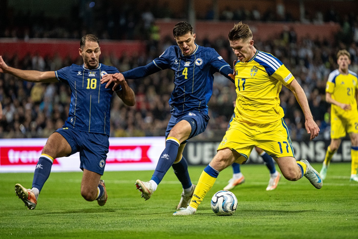 Bàn thắng của Gyokeres bị gỡ hòa ở phút cuối khi Bosnia chiến đấu để cầm hòa Thụy Điển