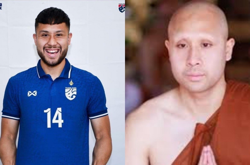 Cựu sao U23 Thái Lan bất ngờ gác sự nghiệp tại Đức để đi tu ở tuổi 24