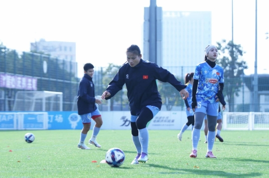 ĐT nữ Việt Nam sẵn sàng hướng tới trận gặp Trung Quốc