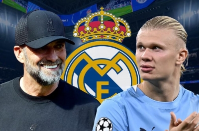 Đại gia mang cả Klopp và Haaland ra 'dọa' Perez ở Real Madrid