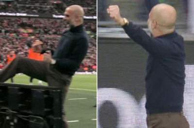 HLV Pep Guardiola gây hỗn loạn trong trận thắng Arsenal