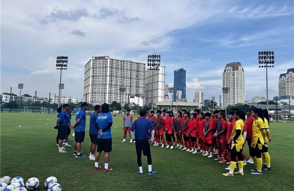 Đội tuyển U17 nữ Việt Nam chuẩn bị tham dự Vòng chung kết U17 nữ châu Á 2026