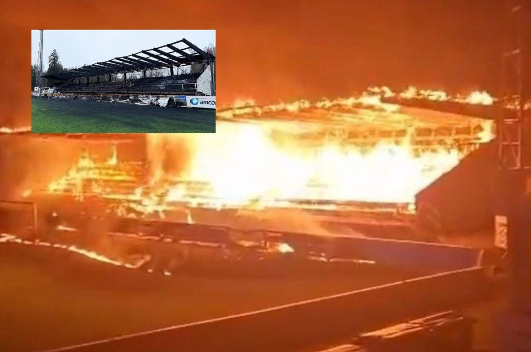 CLB bị xuống hạng, CĐV đốt luôn sân vân động