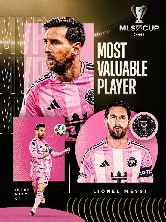 Đẳng cấp vua bóng đá! Miami giành chức vô địch MLS với tỷ số 3-1, Messi kiến tạo cú đúp + MVP + danh hiệu thứ 47