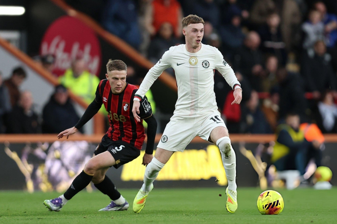 Chelsea hòa thất vọng trên sân Bournemouth