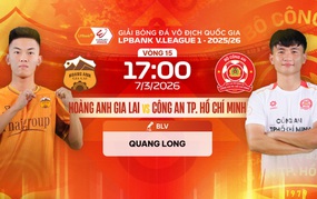 Link xem trực tiếp bóng đá Hoàng Anh Gia Lai vs Công An TPHCM 17h00 hôm nay, V-League vòng 15