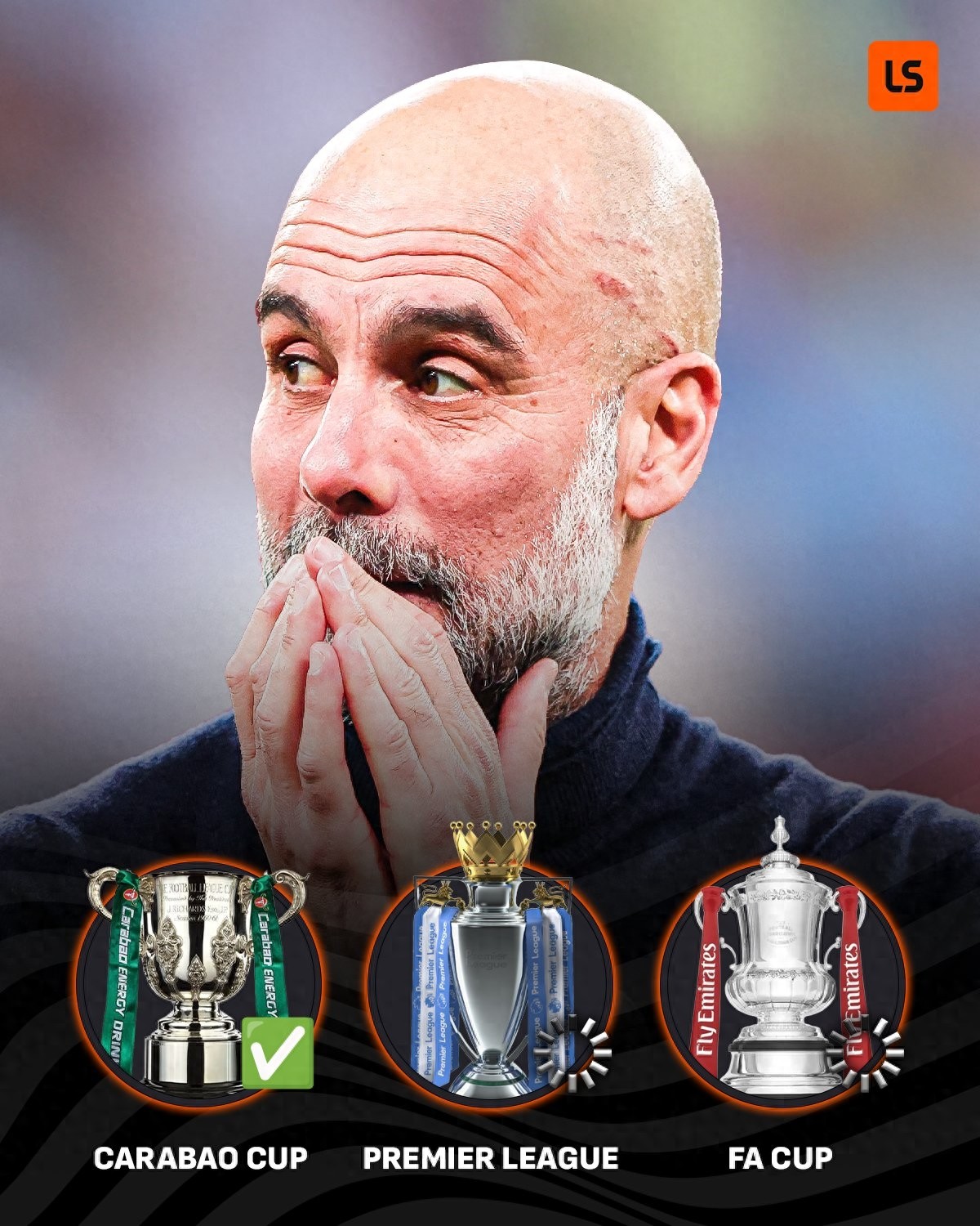 Manchester City với lịch thi đấu khắc nghiệt đã đánh bại Arsenal và Chelsea chỉ thua Real Madrid, sau khi dừng bước ở vòng 16 Champions League, họ đang nhắm đến ba danh hiệu trong nước.