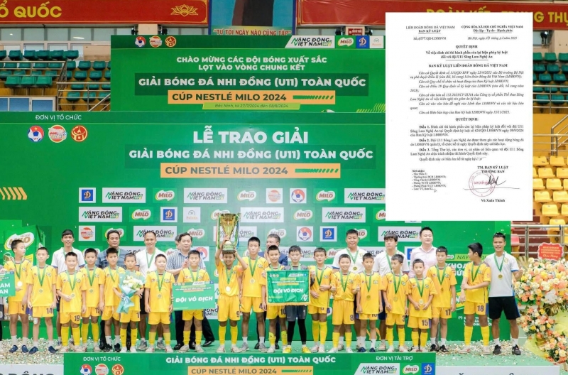 VFF quyết định đình chỉ án phạt vụ gian lận tuổi từng gây sốt