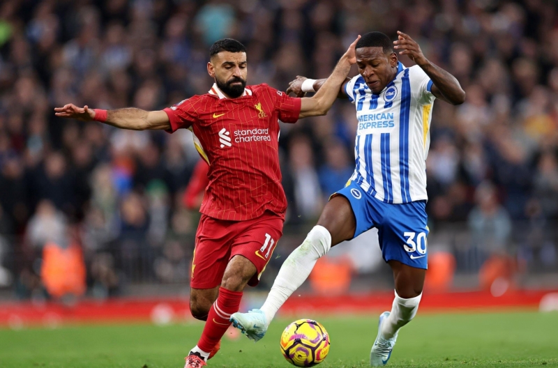 Trực tiếp Liverpool vs Brighton: Salah, Isak dự bị