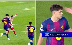 Tranh cãi về thẻ đỏ của Cubarsí trước Atletico: Chuyên gia nói có, huyền thoại bảo không