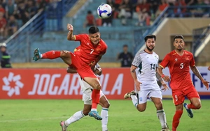 Quang Hải kiến tạo đẹp mắt để Xuân Mạnh đánh đầu ghi bàn