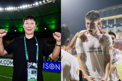 NÓNG: HLV Kim Sang Sik nhận tin không thể vui hơn từ tiền đạo Việt kiều Anh