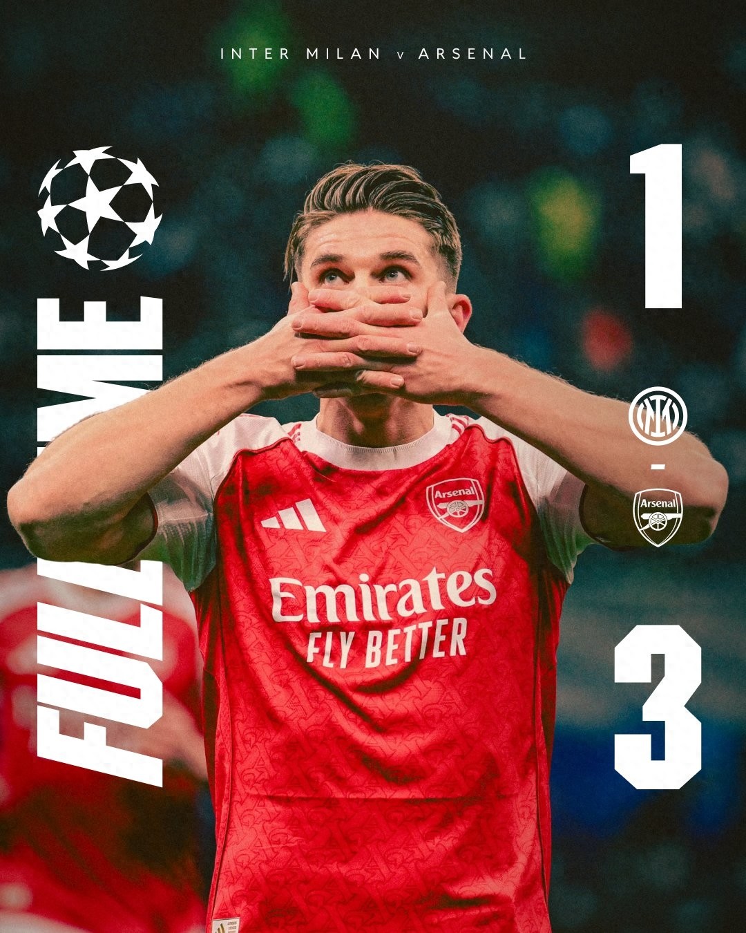 Ngoại hạng Anh là đội mạnh nhất ở Champions League, Arsenal là đội duy nhất đã giành vé vào vòng knock-out, La Liga chỉ còn 1 đội và tân binh đã bị loại