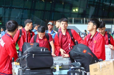 Tuyển Việt Nam có mặt ở Indonesia, sẵn sàng cho VCK Asian Cup