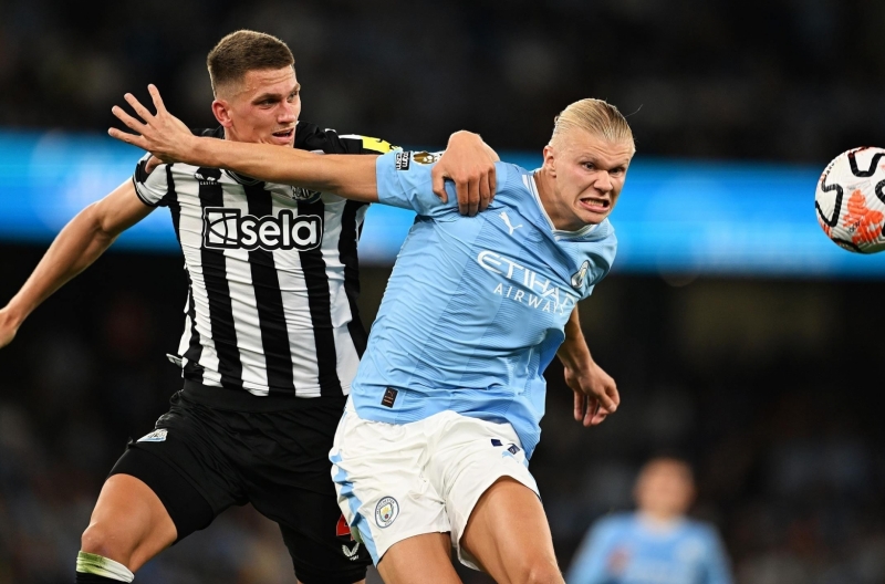 Trực tiếp Man City vs Newcastle: Haaland đá chính
