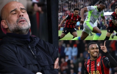 Mất điểm trước Bournemouth, Man City dâng chức vô địch cho Arsenal