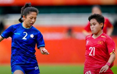 ĐT nữ Việt Nam thua sát nút Đài Bắc Trung Hoa ngày ra quân ASIAD