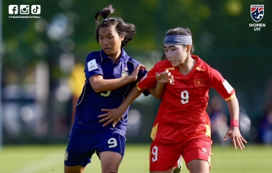 Gỡ hòa phút cuối, U17 nữ Việt Nam cầm hòa Thái Lan ở giải châu Á