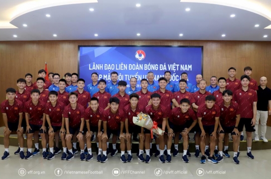 U19 Việt Nam nhận doping tinh thần trước giải Đông Nam Á