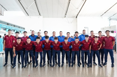 Tuyển Việt Nam chính thức lên đường tham dự giải Đông Nam Á