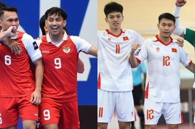 Trực tiếp bóng đá futsal Việt Nam vs Indonesia, 17h00 hôm nay 10/4