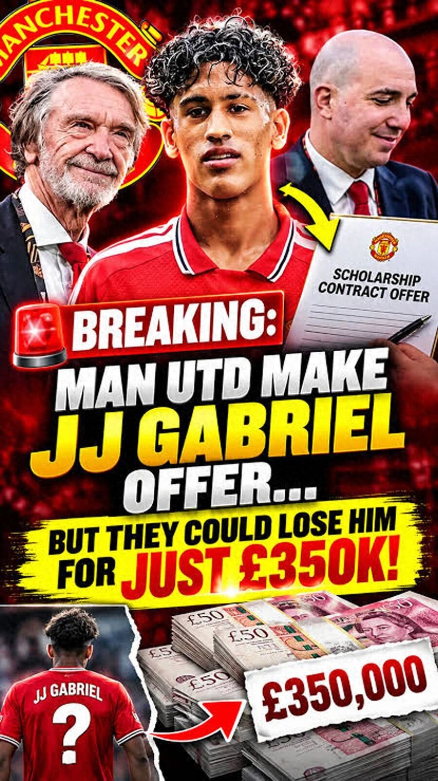 Manchester United vẫn trao hợp đồng học bổng cho JJ, nhưng mục đích không phải là giữ chân cậu! Các CLB châu Âu muốn ký hợp đồng với cậu ấy sẽ phải chi hơn 10 triệu bảng.