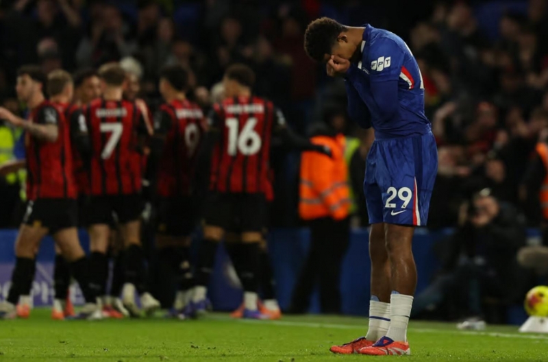 Hoà Bournemouth, Chelsea nguy cơ bật khỏi top 5 Ngoại hạng Anh
